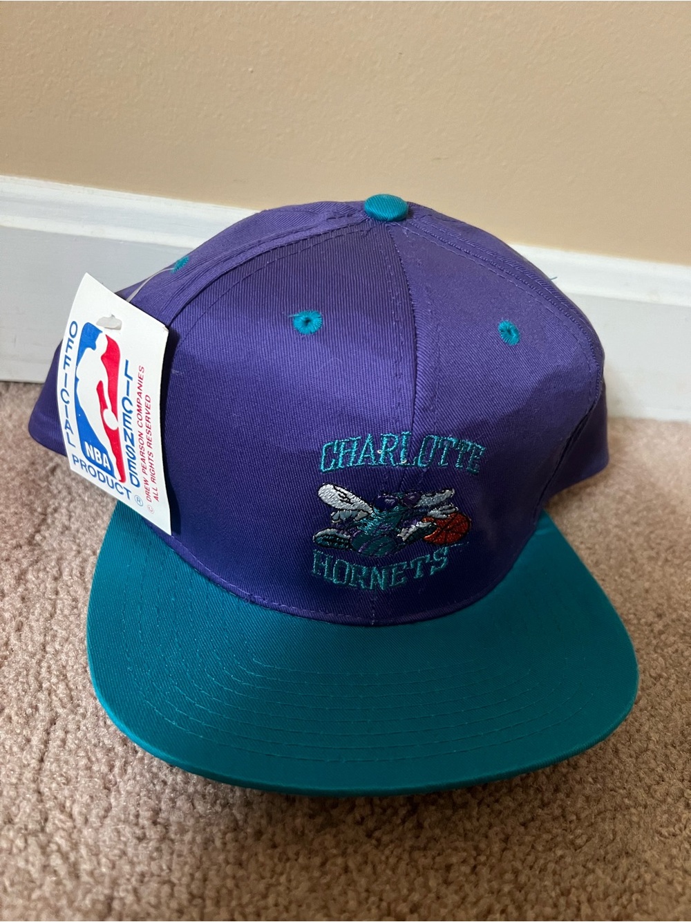 Brand New NWT Charlotte Hornets NBA Basketball SnapBack Hat Adult Size